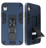 Stand Hardcase Backcover für iPhone XR Navy