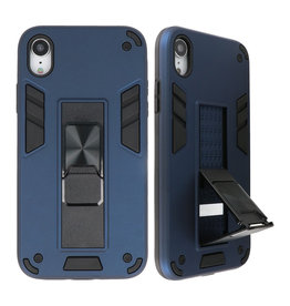 Stand Hardcase Backcover für iPhone XR Navy