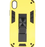 Coque arrière rigide pour iPhone XR jaune