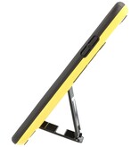 Stand Hardcase Backcover voor iPhone XR Geel