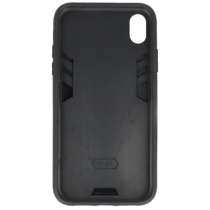 Stand Hardcase Backcover voor iPhone XR Geel