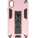 Stand Hardcase Backcover for iPhone XR Pink