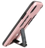 Stand Hardcase Backcover voor iPhone XR Roze