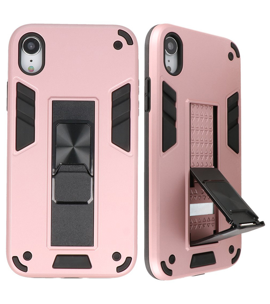 Stand Hardcase Backcover for iPhone XR Pink