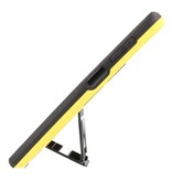 Cover posteriore rigida per Samsung Galaxy A12 gialla