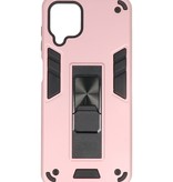 Bagcover til stativ Hardcase til Samsung Galaxy A12 Pink