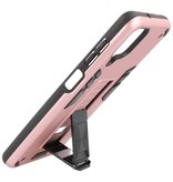 Carcasa trasera rígida Stand para Samsung Galaxy A12 Rosa