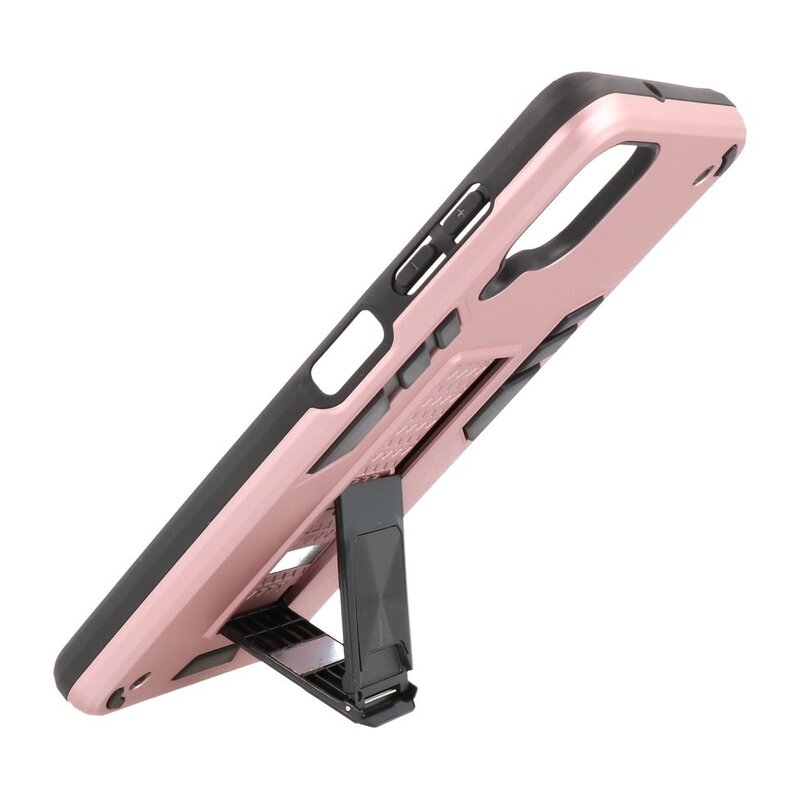 Stand Hardcase Backcover for Samsung Galaxy A12 Pink