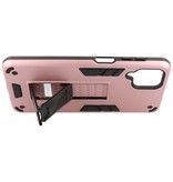 Bagcover til stativ Hardcase til Samsung Galaxy A12 Pink