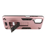 Bagcover til stativ Hardcase til Samsung Galaxy A12 Pink
