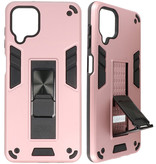Stand Hardcase Backcover für Samsung Galaxy A12 Pink