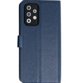 Luxury Wallet Case for Samsung Galaxy A72 5G Navy