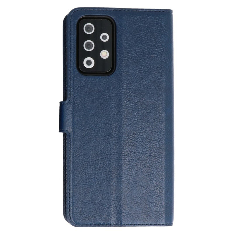 Estuche de lujo tipo billetera para Samsung Galaxy A72 5G Navy