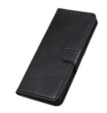 Pull Up en cuir PU Bookstyle pour OnePlus 9 Noir