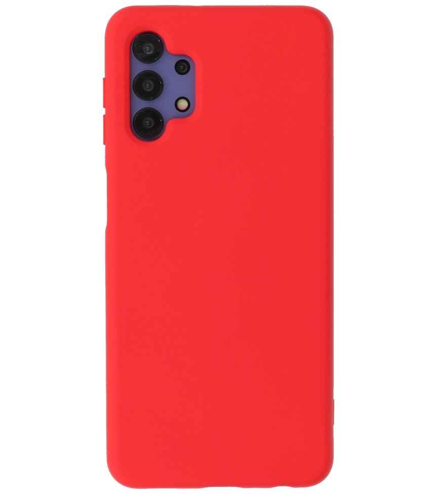 Fashion Color TPU Cover Samsung Galaxy A32 5G Rød