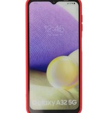 Carcasa de TPU Color Moda para Samsung Galaxy A32 5G Rojo