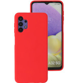 Custodia in TPU colore moda Samsung Galaxy A32 5G rosso