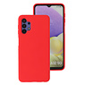 Carcasa De TPU De Color De Moda Gruesa De 2.0mm Para Samsung Galaxy A32 5G Rojo