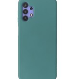 Coque en TPU Fashion Color Samsung Galaxy A32 5G Vert Foncé