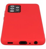 2.0mm Dikke Fashion Color TPU Hoesje voor Samsung Galaxy A52 5G Rood
