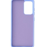 2,0 mm dicke Modefarbe TPU-Hülle für Samsung Galaxy A52 5G Lila