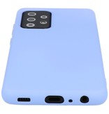 2.0mm Dikke Fashion Color TPU Hoesje voor Samsung Galaxy A52 5G Paars