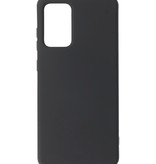 2.0mm Dikke Fashion Color TPU Hoesje voor Samsung Galaxy A72 5G Zwart