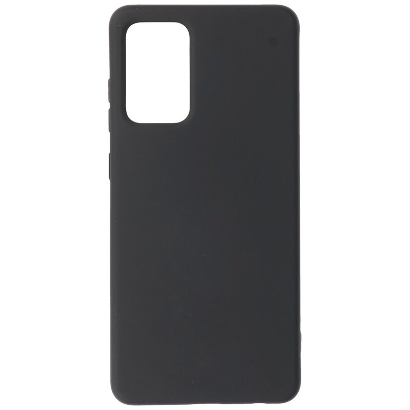 Estuche de TPU de color de moda de 2.0 mm de espesor para Samsung Galaxy A72 5G Negro