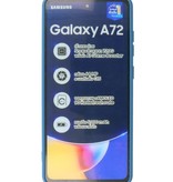 Coque en TPU couleur tendance de 2,0 mm d'épaisseur pour Samsung Galaxy A72 5G Navy