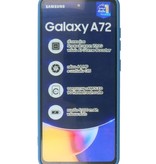 Custodia in TPU di colore moda spesso 2,0 mm per Samsung Galaxy A72 5G Navy