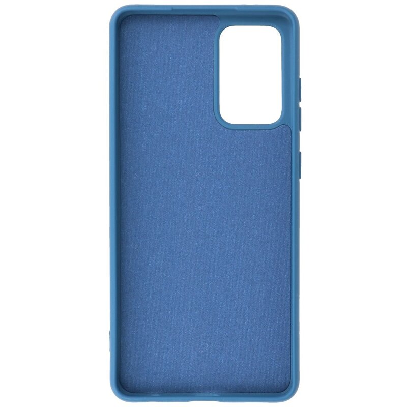 Coque en TPU couleur tendance de 2,0 mm d'épaisseur pour Samsung Galaxy A72 5G Navy