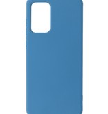 2,0 mm tyk mode farve TPU taske til Samsung Galaxy A72 5G Navy