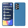 Carcasa de TPU de color de moda de 2.0 mm de espesor para Samsung Galaxy A72 5G Azul