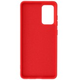 Carcasa de TPU de color de moda de 2.0 mm de espesor para Samsung Galaxy A72 5G Rojo