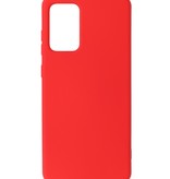 2,0 mm dicke Modefarbe TPU-Hülle für Samsung Galaxy A72 5G Rot