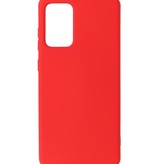 Custodia in TPU di colore moda spesso 2,0 mm per Samsung Galaxy A72 5G rosso