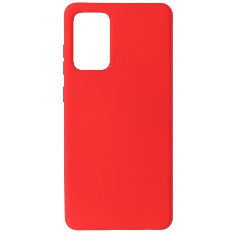 Custodia in TPU di colore moda spesso 2,0 mm per Samsung Galaxy A72 5G rosso
