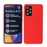 Carcasa De TPU De Color De Moda Gruesa De 2.0mm Para Samsung Galaxy A72 5G Rojo