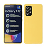 2.0mm Dikke Fashion Color TPU Hoesje Samsung Galaxy A72 5G Geel