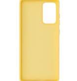 2.0mm Dikke Fashion Color TPU Hoesje voor Samsung Galaxy A72 5G Geel