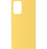 Carcasa de TPU de color de moda de 2.0 mm de espesor para Samsung Galaxy A72 5G Amarillo