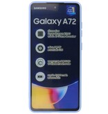 Funda de TPU de color de moda de 2.0 mm de espesor para Samsung Galaxy A72 5G Púrpura