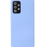 2,0 mm tyk mode farve TPU taske til Samsung Galaxy A72 5G lilla