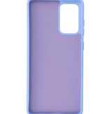 Custodia in TPU di colore moda spesso 2,0 mm per Samsung Galaxy A72 5G viola