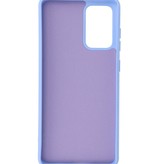 Funda de TPU de color de moda de 2.0 mm de espesor para Samsung Galaxy A72 5G Púrpura