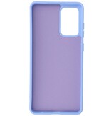 2,0 mm dicke Modefarbe TPU-Hülle für Samsung Galaxy A72 5G Lila