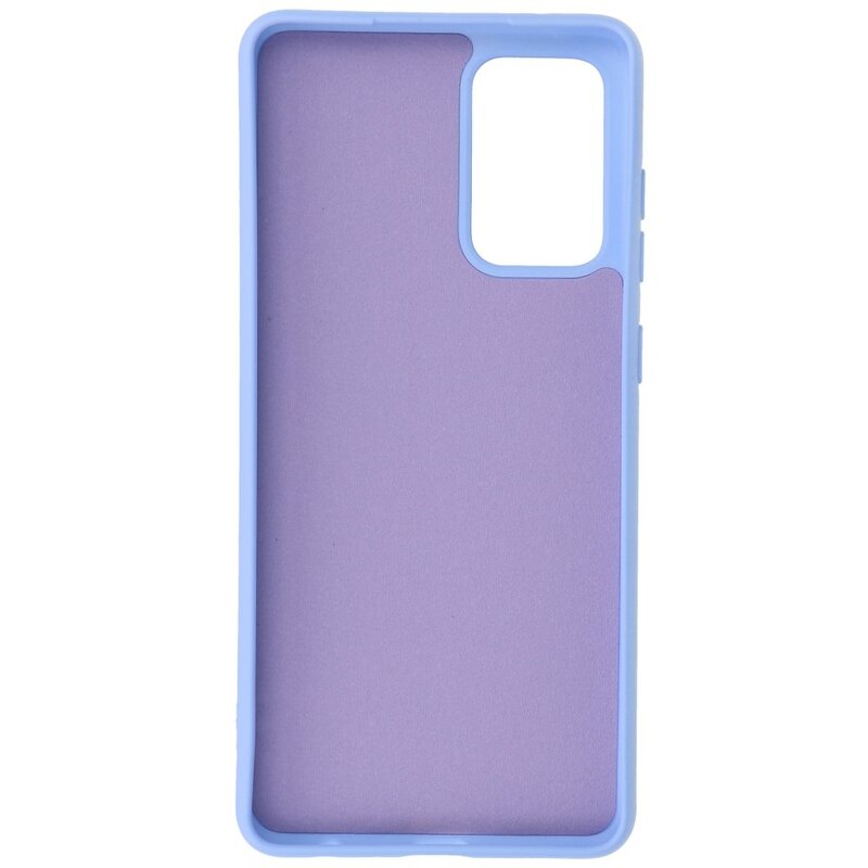 2.0mm Thick Fashion Color TPU Case for Samsung Galaxy A72 5G Purple