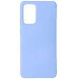 2.0mm Thick Fashion Color TPU Case for Samsung Galaxy A72 5G Purple