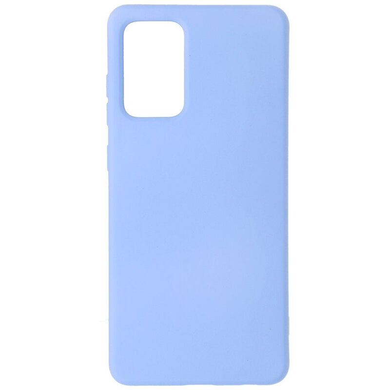 2.0mm Thick Fashion Color TPU Case for Samsung Galaxy A72 5G Purple