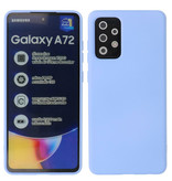 2,0 mm dicke Modefarbe TPU-Hülle für Samsung Galaxy A72 5G Lila